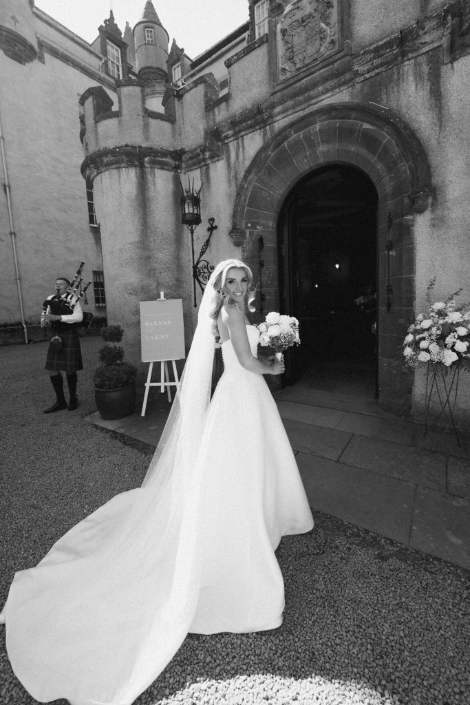 Hannah bride Julia Stronach makeup